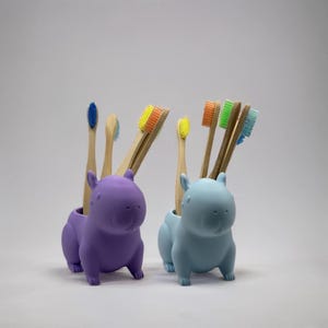 Capybara Toothbrush Holder | Capybara Toothbrush Organiser | Capybara Toothbrush Cup | Capybara Toothbrush Stand | Capybara - UK Dispatch