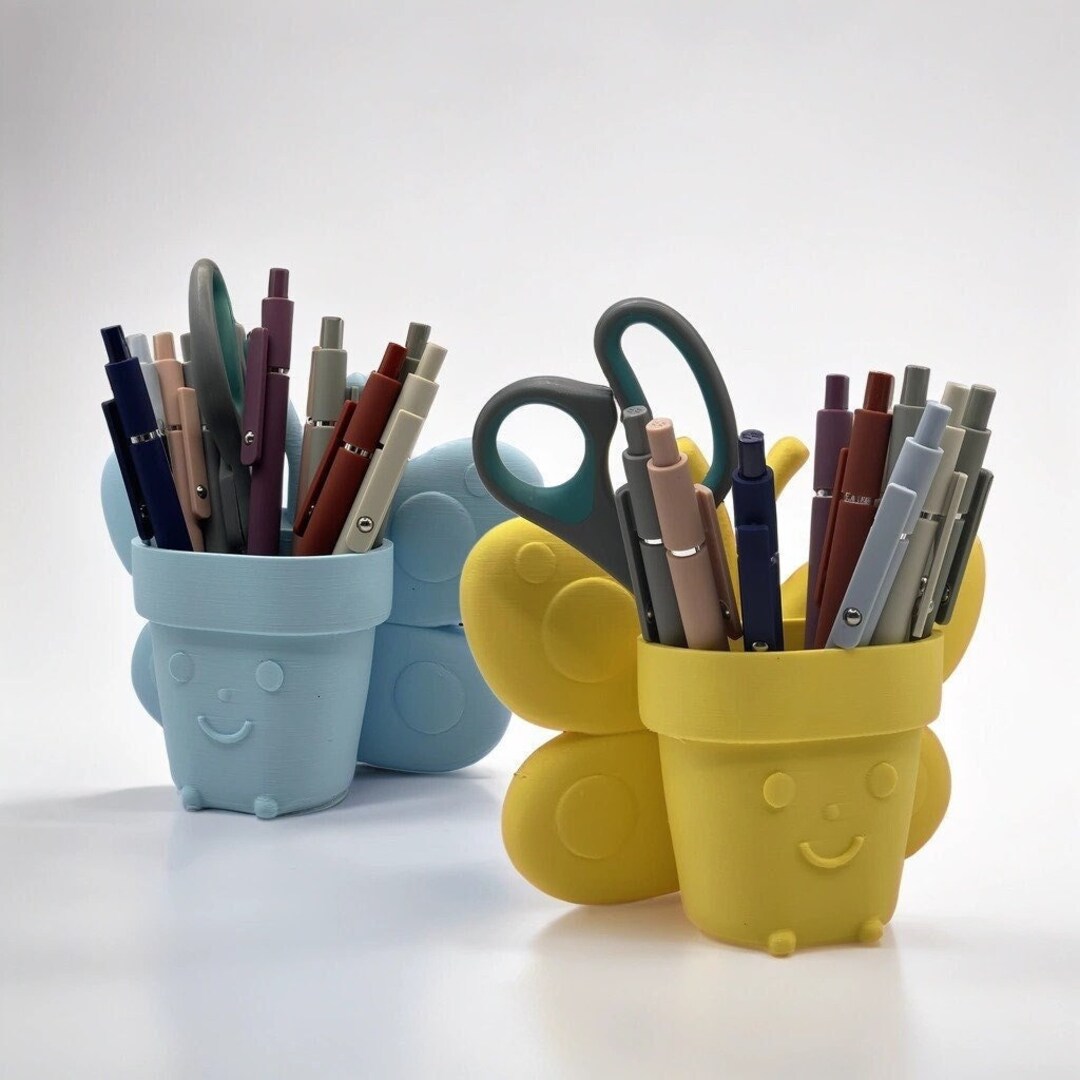 Butterfly Desk Organizer | Butterfly Pen Holder | Butterfly Office ...