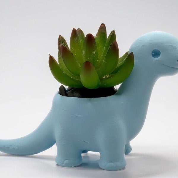 Dinosaur Brontosaurus Planter | Brontosaurus Pot | Kids Dinosaur Planter | Cute Dinosaur Planter | Cute Dino Pot| Dinosaur Planter Child