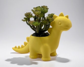 Dinosaur Spiky Brontosaurus Planter | Spiky Dinosaur Pot | Kids Dino Planter | Cute Dino Planter | Cute Dino Pot| Dinosaur Planter Child