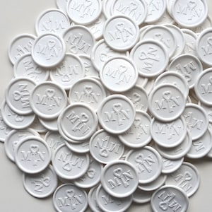 custom wax seal stickers self adhesive