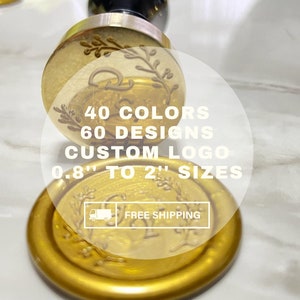 custom wax seal sticker