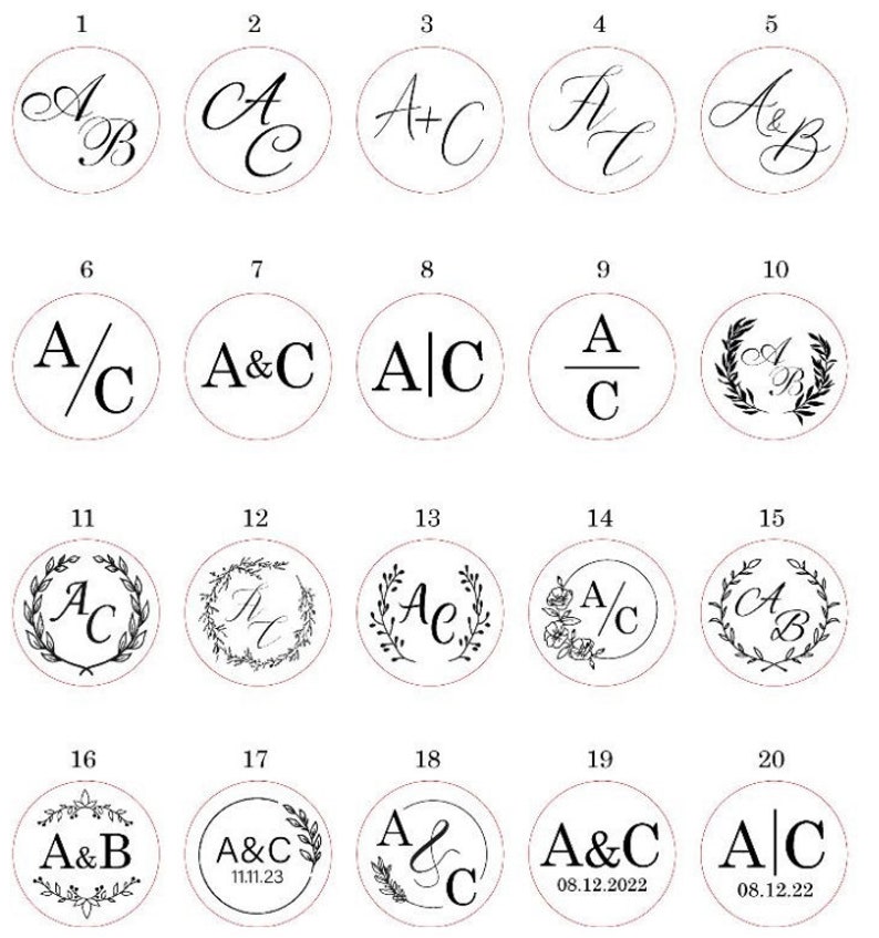 Autocollants de cire de mariage en vrac, 40 couleurs, 60 motifs de cire pour logo personnalisés, Cachets de cire de mariage faits main avec adhésif image 5