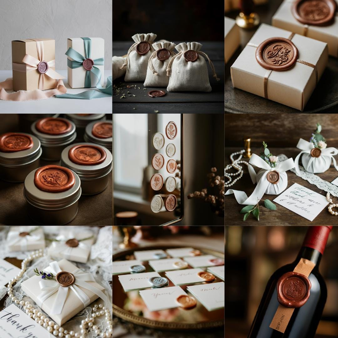 Best HD Pictures about  Custom Wax Seal Stickers  with No AI Images