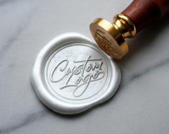 Custom Wax Seal Stickers: Monogrammed Self-Adhesive Seals