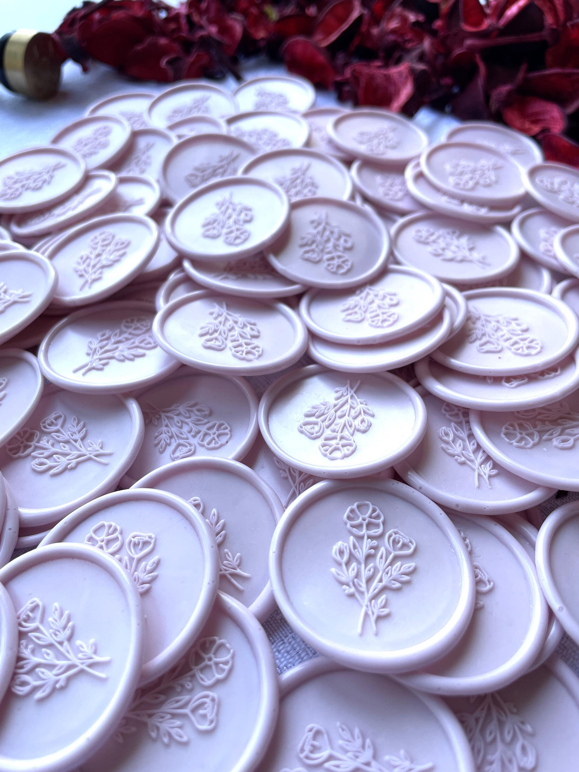 Personalized Wax Seal Stickers: Custom Logo, Wedding Invitations