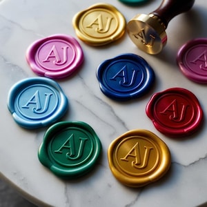 Grote Verpakking Bruiloft Wax Seal Stickers, 40 Kleuren 60 Ontwerpen Aangepaste Logo Wax, Handgemaakte Bruiloft Wax Seals met Zelfklevende