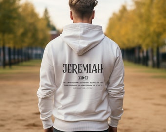 Jeremiah 29:11 Bible Verse Unisex Hoodie Christian Streetwear Christian Apparel Christian Merch Jeremiah 2911 Shirt
