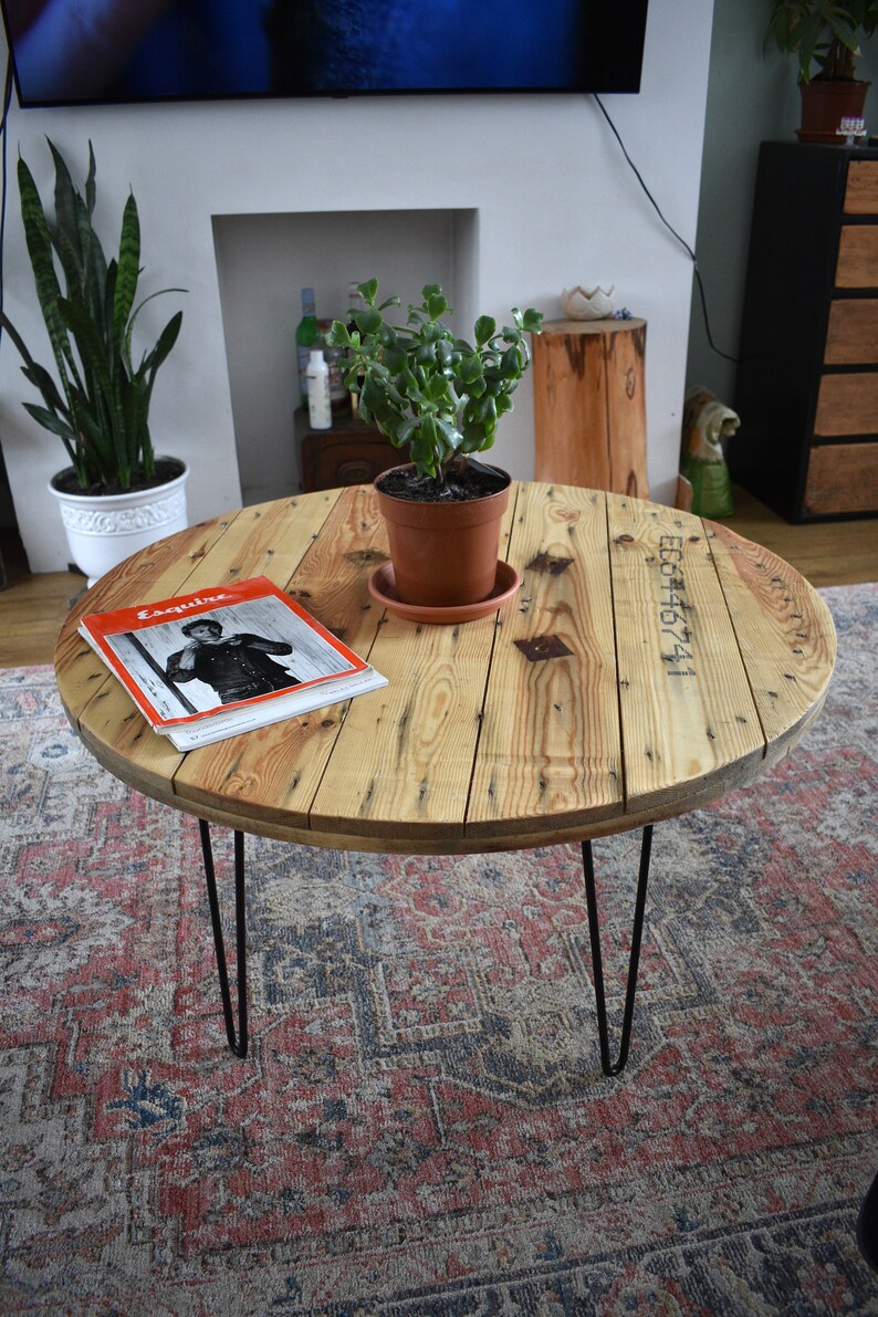 Cable Reel Coffee Table Etsy UK
