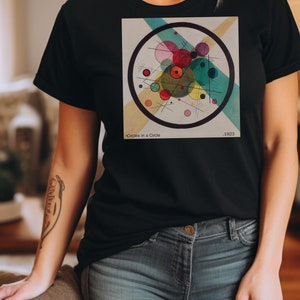 Kandinsky Circles T-shirt: Abstract Geometric Art Tee