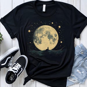 Mystic Mond und Jungen T-Shirt: Boho Celestial Mond Phase Shirt