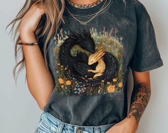 Dragon Mother Comfort Colors Shirt: Fantasy Novel Tee