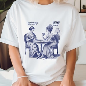 Lustiges Kartenspiel-T-Shirt, Kartenspiel-Liebhaber-T-Shirt, Vintage-Stil-Top, Kartenspiel-Geschenk, Kasino-Bekleidung, Kartenspieler-Geschenk, lustiges Kartenspiel-Shirt