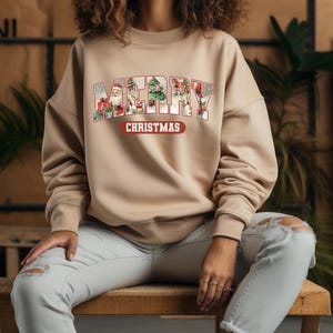 Weihnachts-Sweatshirt, Damen-Weihnachts-Sweatshirt, Weihnachtssweatshirts für Frauen, Weihnachtsgeschenk-Frauen, frohe Weihnachten Sweatshirt