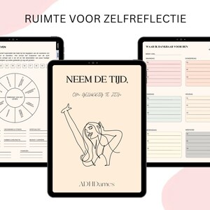 ADHD planner ADHD digitale planner planner ADHD schoonmaak en maaltijdplanner printbaar gewoonte en medicatie tracker afbeelding 4