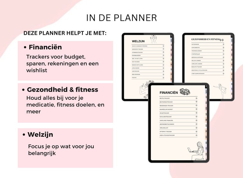 ADHD planner ADHD digitale planner planner ADHD schoonmaak en maaltijdplanner printbaar gewoonte en medicatie tracker afbeelding 7