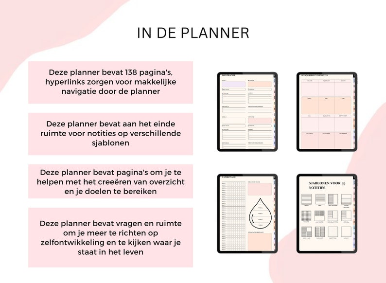 ADHD planner ADHD digitale planner planner ADHD schoonmaak en maaltijdplanner printbaar gewoonte en medicatie tracker afbeelding 3