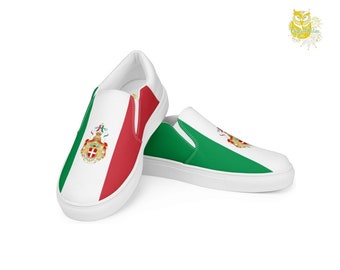 Italy, Men’s Slip-on Canvas Shoes, Casual Shoes, Euro Championship, National Team Gift, Soccer Fan Gift