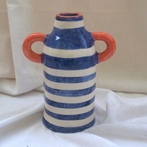 Ceramic Vase, Handmade Ceramic Vase, Home Decor Vase, Pottery Vase,  Painted Ceramic Vase, Creative Ceramic Vase, Colourful Vase, Gift
