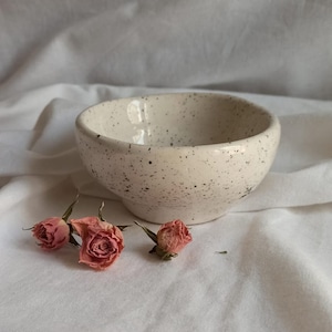 Small Ceramic Jewelry Bowl, Black&White Ceramic Bowl , Handpainted Ceramic Bowl , Ceramic Cookie Bowl , Ceramic Jewelry Bowl , Dessert Bowl