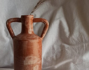 Vase en céramique , Vase en céramique antique minimaliste , Vase en céramique fait main , Vase de décoration intérieure , Vase antique , Poterie en céramique design d'intérieur