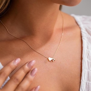 Collar con nombre personalizado: regalo minimalista delicado, collar con letras, regalos para esposas y mamás, regalo de cumpleaños, regalo de Navidad minimalista para ella
