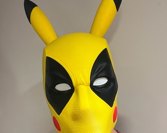 Pikapool Mask with Magnetic - Fun cosplay