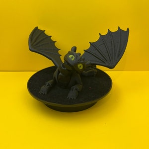 Handcrafted 3D Printed Toothless Dragon Toy – Perfect Gift for Kids and Collectors