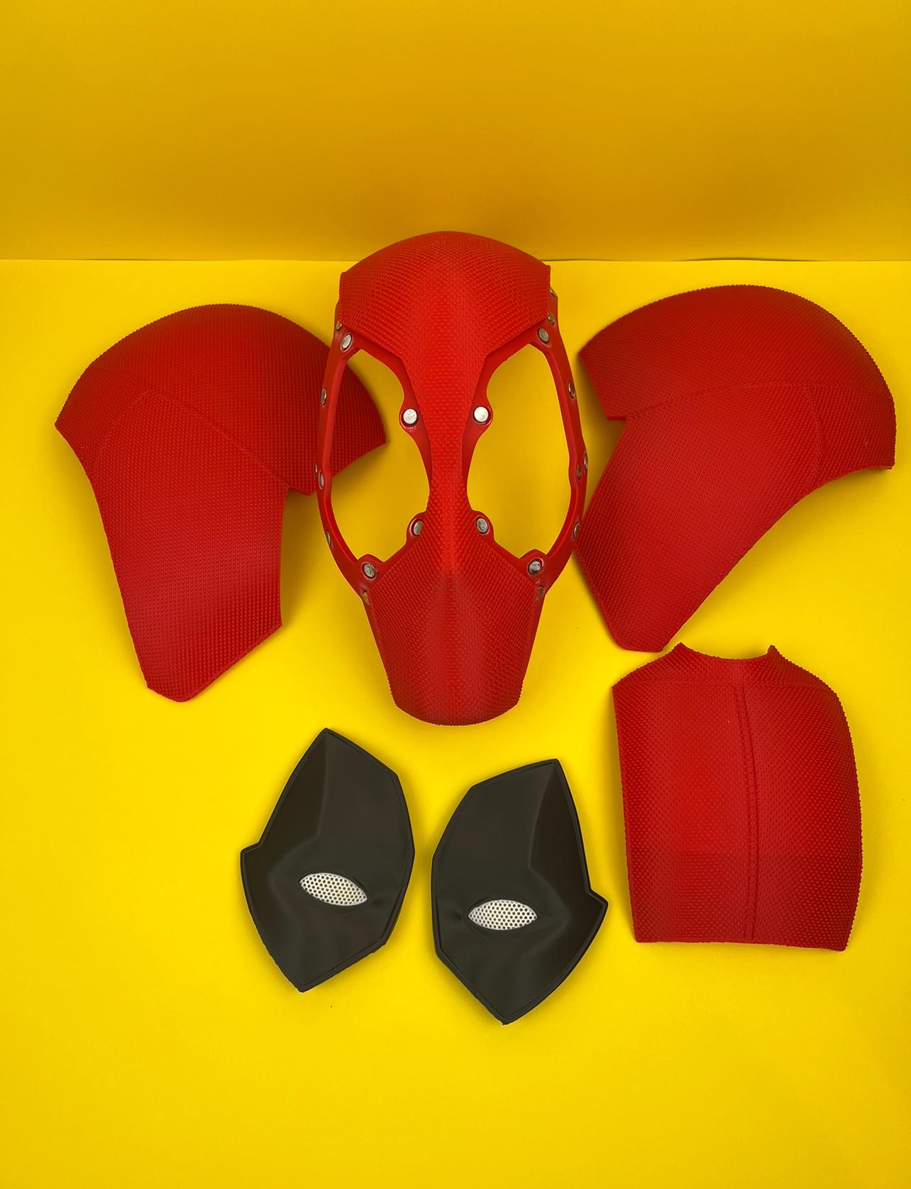 Lady De-pool Cosplay Mask – 3D Printed With Magnetic Parts – Custom ...