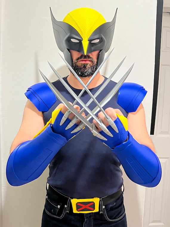 マーベル X-Men ウルヴァリン コスプレ用マスク&爪セット Wolver Variant Cosplay Set -custom Mask, Claws, Arm Guards