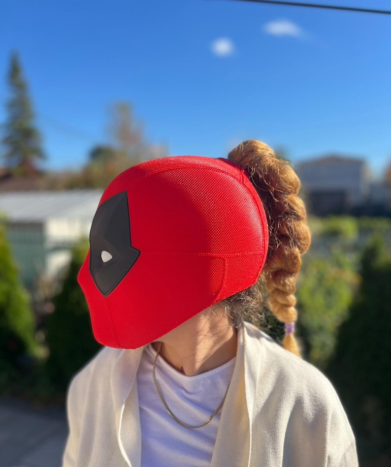 Lady De-pool Cosplay Mask – 3D Printed With Magnetic Parts – Custom ...