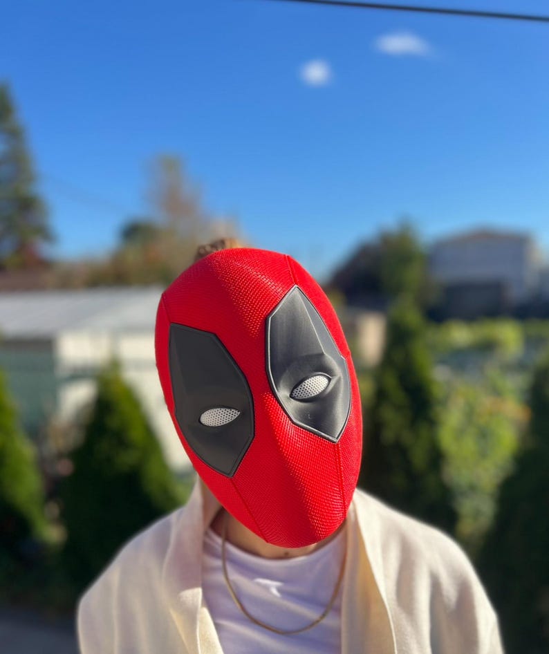 Lady De-pool Cosplay Mask – 3D Printed With Magnetic Parts – Custom ...