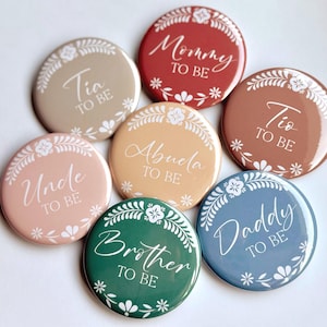 Cielito Lindo Baby Shower Pins – Mexican Fiesta Theme | &quot;Mi Cielito&quot; Button Badges | Papel Picado & Talavera Inspired