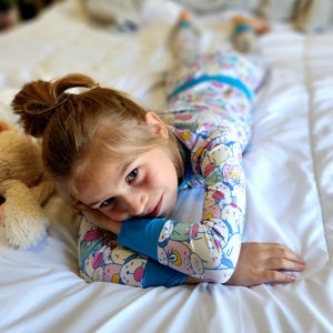 Cute Summery Animal Toddler And Kids Extremely Soft And Breathable Bamboo Pajama Set