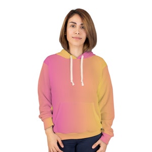 Tie Dye Color verblassen Unisex Pullover Hoodie AOP Bild 3