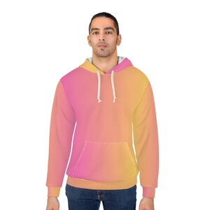 Tie Dye Color verblassen Unisex Pullover Hoodie AOP Bild 4