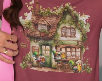 St. Patrick's Day Gnomes T-Shirt – Cute Irish Pub Design