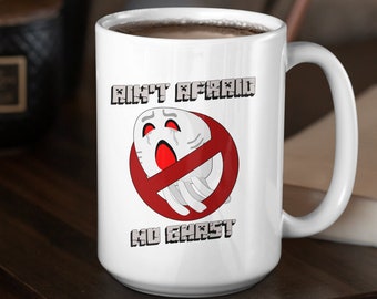 Ghast Minecraft Mug – Ghostbusters Fan, 15oz Ceramic Coffee Cup