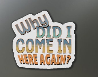 Forgetful Fridge Magnet | Funny Kitchen Humor Decor