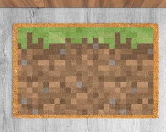 Doormat for Minecraft Fans - Eco-Friendly!