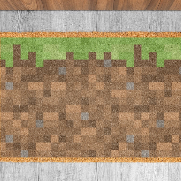Minecraft Steve Rug Minecrafts Rug - Etsy