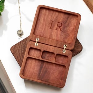 Handmade Jewelry Box, The Perfect Gift, Personalized keepsake for earring storage.