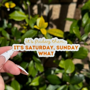 It&#39;s Friday Then Lando Norris F1 Sticker | F1 Cute Sticker | Cute Sticker For Notebooks & Laptops