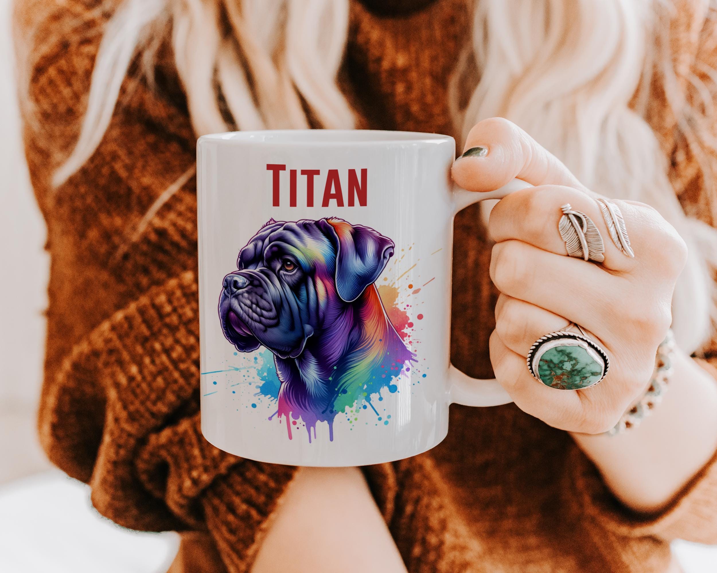 Tasse Chien Tasse Caniche Mafia 20's Prénom Nom Personnalisable | Mug Café  Thé Idée Cadeau Personnalisé Homme Femme Original Pour Propriétaire De  Chien Attention Aux Chiens, image size:2500x2000