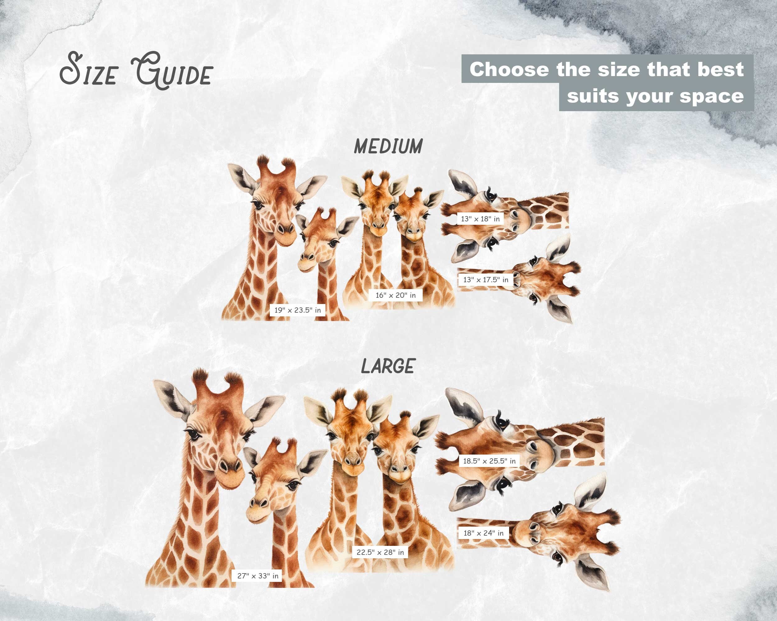 Adesivo Da Parete Giraffa Safari Nursery Decor - Safari Baby Shower Gift \u0026  Nursery Wall Art - Adesivo Da Parete Con Animali Del Safari Per La  Cameretta Dei Bambini Del Safari - Italia, image size:2500x2000