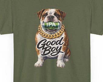 Bulldog Holding IPA Can T-Shirt