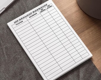 個人図書館貸出用メモ帳 ポスト・イット® 付箋 ブックラバーズクラブ