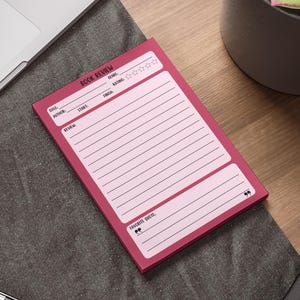 Book Review Sticky Notepad Post-it® Sticky Notes Reading Organizer Log Tracker Gift for Readers