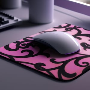 Vintage Formal Mouse Pad Cute Desk Decor Office Accessories Smooth Non Slip Mousepad High Quality Padded Durable Travel Tech Gift