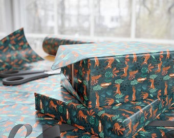 Wild Cheetahs Wrapping Paper Roll Festive Party Birthday Gift Wrap